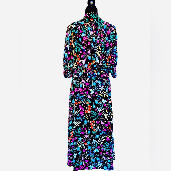 MAGGY LONDON FLORAL MAXI DRESS - Picture 2 of 6
